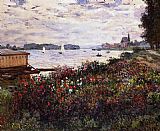 Riverbank at Argenteuil by Claude Monet